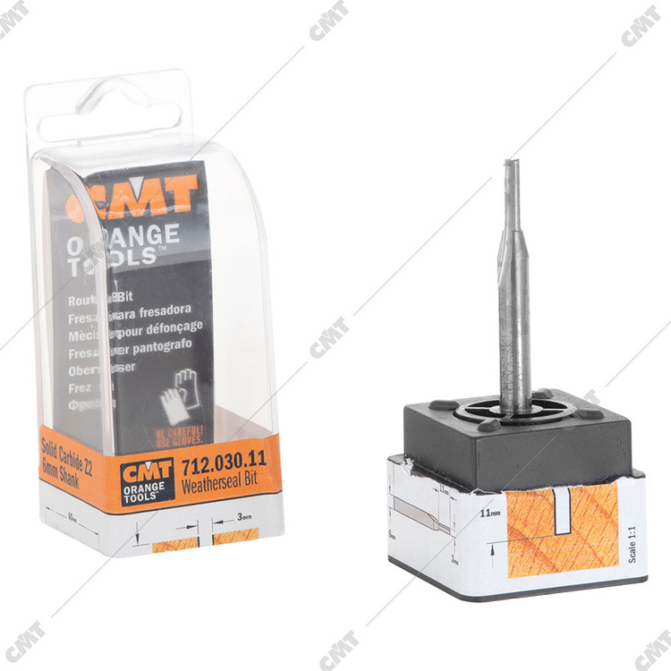 تیغ فرز شیارزن تمام الماسه قطر 4 کارگیر 12 CMT کد 712.040.11