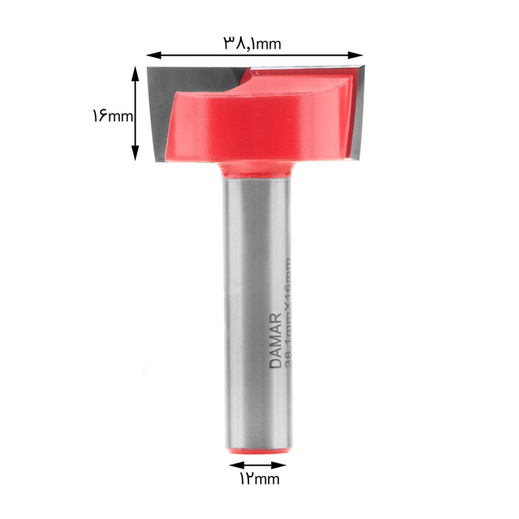 تیغ فرز کف تراش قطر 38 کارگیر 16 DAMAR کد DMST3814