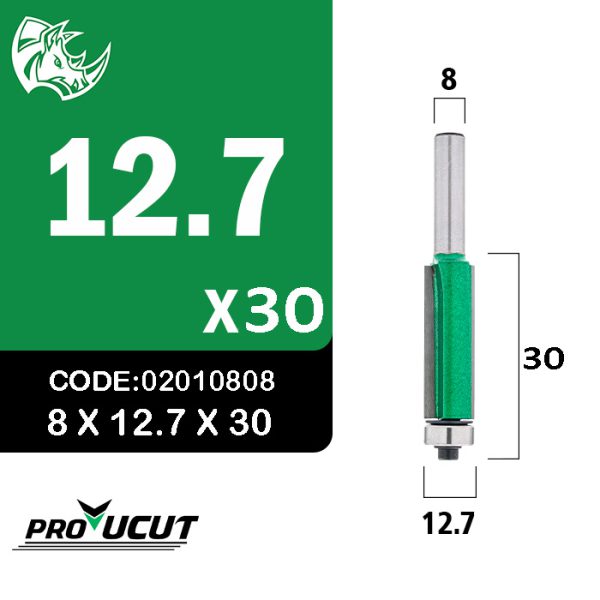 تیغ فرز پرداخت  قطر 12/7 کارگیر 30 ProUCUT کد BC02010808